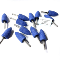 Tête de meulage en céramique de corindon de 6 mm à tige en forme de balle pour le polissage des métaux, marque OEM CHGV