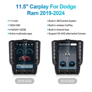Écran Android de style Tesla Navihua pour Dodge RAM 2019-2024, écran vertical, système multimédia automobile, GPS, navigation, moniteur Android - Product Image 6