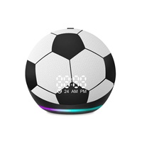 Haut-parleur de football avec écran, subwoofer audio, TWS, pour extérieur et maison, mini haut-parleur de bureau RGB de haute qualité pour V5.5 5W avec radio FM