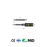 Vente en gros de produits industriels de la marque Dosh 107 #   Tournevis testeur de tension à fente droite, stylo de test néon, outils d'entretien professionnels 1