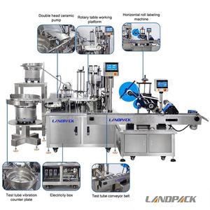 5ml reaktif laboratuvar sıvı sıvı tüp dolum hattı ekipman makineleri makinesi - Product Image 4