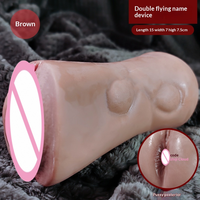 Meilleur vendeur Fabricant chinois en gros Appareil de masturbation masculin Coupe d'avion Jouets sexuels pour adultes Sexe anal Vagin Double trou Sex