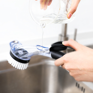 Brosse à <span class=keywords><strong>vaisselle</strong></span> Jeune <span class=keywords><strong>avec</strong></span> distributeur de <span class=keywords><strong>savon</strong></span> et têtes de rechange détachables Brosse à bouteille de cuisine Ensemble de gommage pour lave-<span class=keywords><strong>vaisselle</strong></span> - Product Image 4