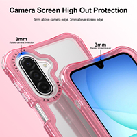 BEAUTYLINE Étui de protection pour téléphone portable 3 en 1 avec airbag premium, vente en gros pour Samsung Galaxy A17, coque de téléphone intelligent