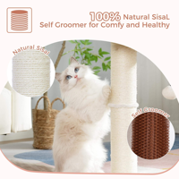 Arbre à chat moderne et classique personnalisable OEM, meuble en bois multi-niveaux, appartement pour chat, colonne à gratter en sisal doux et moelleux