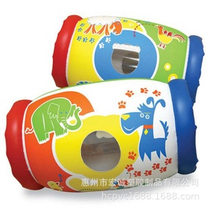 Juguete Inflable para Niños, Rodillo de PVC de 35x25cm, Corralito Azul para Bebés, Uso Interior y Exterior - Product Image 2