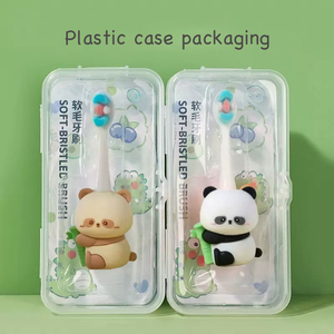 แปรงสีฟันขนนุ่มแพนด้าน่ารัก 10000 เส้น พร้อมด้ามจับกันลื่น สำหรับเด็กเล็ก เด็กวัยหัดเดิน และเด็กทั่วไป ทำความสะอาดช่องปากและฟัน - Product Image 5