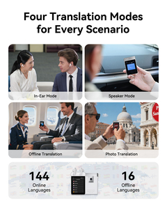 Wooask A9S with Screen,Real-Time Translation Device 144 Languages & 16 Offline, Chat GPT, <b>Music</b> - Product Image 3
