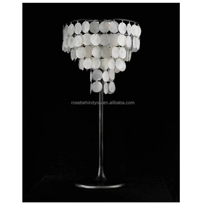 Luci nuziali decorazioni centro pezzi conchiglia lampada da tavolo centrotavola Stand per eventi nuziali tavolo - Product Image 1