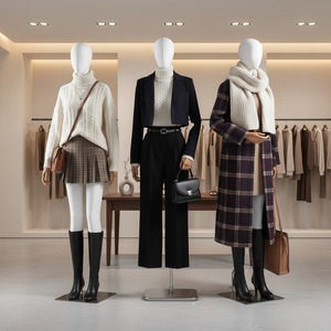<span class=keywords><strong>Maniquí</strong></span> Femenino Moderno con Manos de Madera Móviles y Cuerpo de Tela <span class=keywords><strong>para</strong></span> Exhibición de <span class=keywords><strong>Ropa</strong></span> en Escaparates - Product Image 6