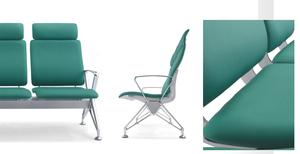 Silla de Espera Moderna con Estructura Metálica Resistente para Aeropuerto, Autobús, Terminal, Hospital y Consultorio - Product Image 6