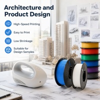 Filamento PLA-HS para Impresora 3D, 1.75mm de Diámetro, Doble Temperatura 190C/240C, 28MPa de Resistencia a la Tracción, 62MPa de Resistencia a la Flexión, Servicios de Corte y Moldeo