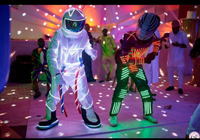 Vêtements LED pour dj party club sports wear LED Lighting Clothes Colorful Luminous Costume Flash led jacket dance costumes