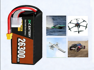 バッテリー 8S12S14S 18S 44.4V 26300mAh 10C 350Wh/kg FPV リチウムイオン UAV ドローンバッテリーパック 液体 1000サイクル RCレーサー向けデラックス - Product Image 4