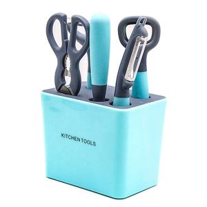 Nuevo Juego <span class=keywords><strong>de</strong></span> Utensilios <span class=keywords><strong>de</strong></span> <span class=keywords><strong>Cocina</strong></span> Ecológicos <span class=keywords><strong>de</strong></span> Acero Inoxidable, Pelador <span class=keywords><strong>de</strong></span> Frutas, Tijeras, Sacacorchos con Caja <span class=keywords><strong>de</strong></span> Almacenamiento - Product Image 3