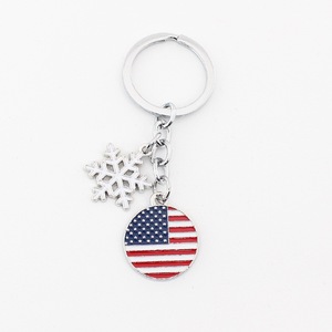 Portachiavi Smaltato con Bandiera Union Jack Americana, Souvenir Patriottico <span class=keywords><strong>per</strong></span> Chiavi <span class=keywords><strong>Auto</strong></span>, Zaini, Borse e Feste - Product Image 3