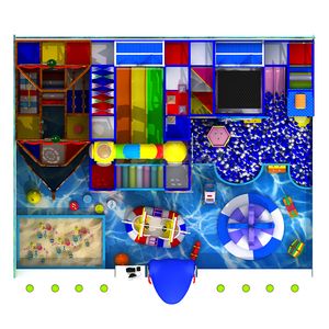 Équipement d'aire de jeux intérieure pour enfants sur le thème de l'océan Parc d'attractions pour enfants <span class=keywords><strong>Bateau</strong></span> <span class=keywords><strong>pirate</strong></span> Porte de <span class=keywords><strong>requin</strong></span> Porte FRP à vendre - Product Image 3