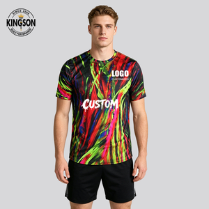 T-shirt Riflettente Personalizzata di Alta Qualità per <span class=keywords><strong>Uomo</strong></span>, Abbigliamento Sportivo Notturno, Maglietta a Rapida Asciugatura con Stampa Fluorescente, Maglia da Corsa - Product Image 4