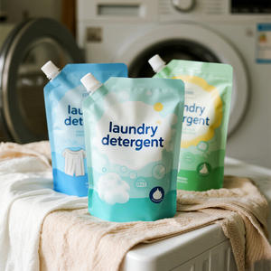 500ml 1L 2L rửa lỏng doypack Pouch sinh thái thân thiện đứng giặt chất tẩy rửa lỏng Pouch với tái sử dụng Spout - Product Image 6