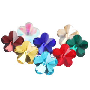 Diamant en forme de fleur de prunier, diamant en verre à fond pointu de forme irrégulière, accessoires de bijoux DIY en diamant appliqué - Product Image 5