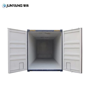 ตู้คอนเทนเนอร์เหล็กคอร์เทนขนาด 20 ฟุต พร้อมประตูปล่อยสินค้าที่ปลาย สำหรับขนส่งธัญพืช ตู้คอนเทนเนอร์แห้งมือสองสภาพดี - Product Image 2