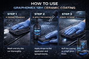 GRAPHONEX Elite 12H Revestimiento de Borofeno Autoregenerable Ultra Premium Nano Shield Recuperación de Superficie Activada por Calor 50ml Pintura para Automóviles - Product Image 5