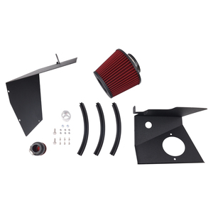 Kit d'admission d'air froid avec bouclier thermique pour BMW F20 F22 F30 F32 B48 2.0T 120i 220i 320i 330i 430i, filtre rouge à haut débit AIM065-RD - Product Image 1