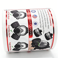 Étiquette personnalisée avec logo, autocollante, imperméable, en vinyle PVC, dorée, pour l'emballage de produits industriels, impression d'étiquettes