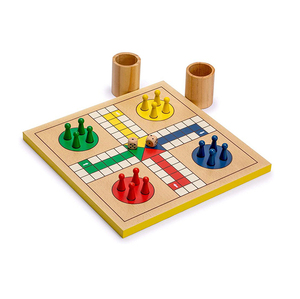 Juego de Mesa <span class=keywords><strong>Ludo</strong></span> y Go de Madera Hecho a Mano en India, Tamaño Personalizable para Niños y Adultos - Product Image 2