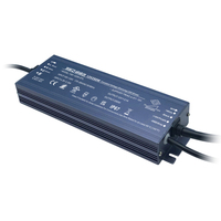 Alimentation LED étanche 5 ans, dimmable, DC 12V/24V 30W-300W, tension constante, sortie unique