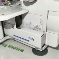 Machine à coudre JUKKY Mini JK-257 Interlock Coverstitch, machine à point de chaînette, équipement de couture pour la couture à domicile et l'atelier de couture