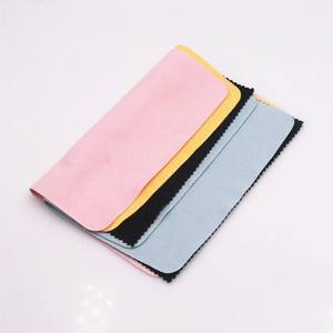 Chiffon de nettoyage en flanelle à deux côtés en microfibre, logo personnalisé écologique - Product Image 6