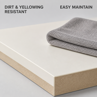 Panneau de fibres à densité moyenne en mélamine de taille personnalisée 1220 * 2440 mm, respectueux de l'environnement pour la personnalisation de meubles