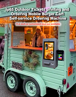 Kiosque de commande en libre-service mural pour restaurant extérieur, 15,6 à 24 pouces, borne de commande de prix, distributeur automatique de nourriture rapide, terminal de contrôle