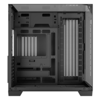 Boîtier PC de jeu AntarcChill ATX, compatible avec le refroidissement liquide 360 mm, 11 ventilateurs, verre trempé panoramique, châssis d'ordinateur de bureau