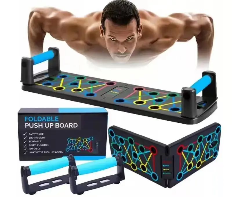 Conway Psb007 Nieuw Ontwerp Draagbare Home Gym Workout 9in 1 Push-Up Board Buikmachine Trainer Push-Up Apparatuur