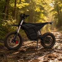 Nouvelle arrivée, moto électrique tout-terrain M7, moteur à entraînement direct 60V72V, vitesse maximale de 80 km/h, frein hydraulique avant et arrière, moto tout-terrain pour adultes