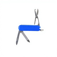 Couteau pliant multifonction HEYI DIY OEM en acier inoxydable, mini-outil multifonction porte-clés de poche, vente chaude