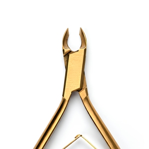 Coupe-cuticules en acier inoxydable couleur cuivre, outil de manucure durable, style classique, pour adultes, logo personnalisé OEM - Product Image 3
