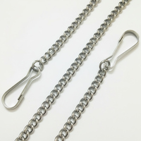 Cadenas de Acero Inoxidable Personalizadas de Fábrica para Bolsillos de Pantalones, Productos de Acero Titanio para Bolsos y Ropa, Servicio Personalizado con Recubrimiento PVD