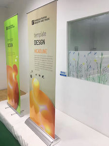 Bannière déroulante personnalisée pour l'intérieur et l'extérieur, très vendue, avec affiche d'informations commerciales pour la promotion et les salons professionnels - Product Image 4