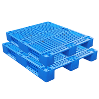 Palette en plastique à pont fermé à face unique | Matériau HDPE vierge 100%