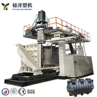 Machine de soufflage par extrusion à intégration hydraulique-électrique avancée pour réservoir septique en plastique HDPE à 3 couches de 2000 L