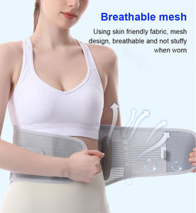<span class=keywords><strong>Ceinture</strong></span> <span class=keywords><strong>de</strong></span> soutien lombaire réglable et respirante pour femmes et hommes, avec double sangle élastique - Product Image 2