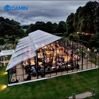 Tente dôme en PVC quatre saisons en aluminium 6061 pour fêtes et événements, nouvelle tente de jardin pour projection