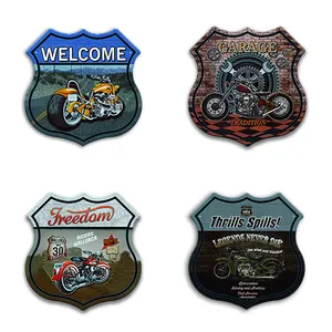 Fabrik heiße Verkaufs route 66 Retro Metalls childer Benutzer definierte Artware flache Metalls child Wand plakat Dekor Metall Handwerk Vintage Blechs child