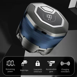 Afeitadora Eléctrica <span class=keywords><strong>con</strong></span> Tecnología Impermeable IPX6 para Uso en Seco y Húmedo, Cabezal Flotante 6D, Diseño Magnético, Pantalla LED, para Cabeza Calva - Product Image 3