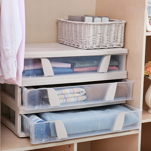 Caja de almacenamiento de gran oferta, caja de almacenamiento de gran volumen para ropa, caja de almacenamiento transparente de plástico - Product Image 1