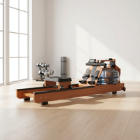 Máquina de Remo de Madera Inteligente y Silenciosa para Ejercicios Aeróbicos en Interiores, Multi-Escena, 38 kg de Peso, 150 kg de Capacidad Máxima de Usuario