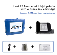 Mini Impresora Portátil de Inyección de Tinta para Codificación, Impresora Portátil para Cajas de Embalaje, Fecha, Logotipo, Número de Lote, Marcado